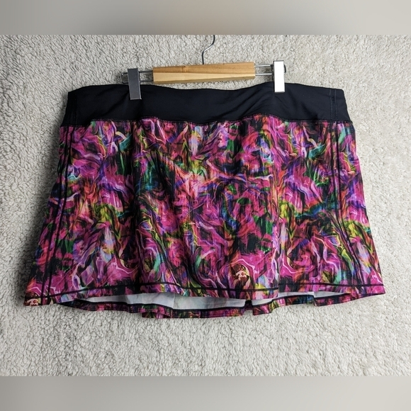 LULULEMON SPORT skirt with short inside size 18 Tall plus size LIKE NEW - Picture 5 of 15